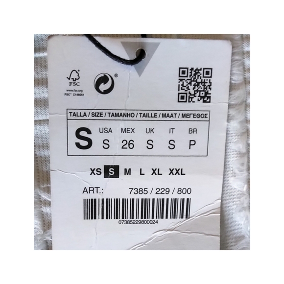 NWT Zara Faux Leather Hi-Rise Brushed Legging - Picture 9 of 11